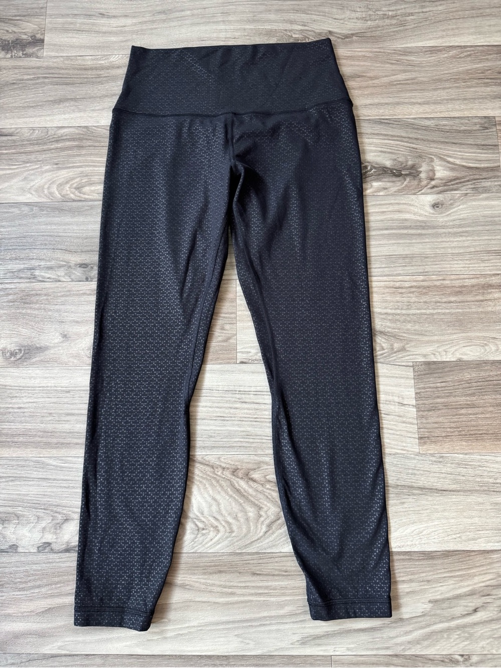 Lululemon Align Pant II *25" in Monochromic Black Emboss Size 8
